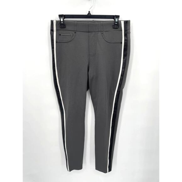LIVERPOOL Chloe Grey Skinny Pull On Pants with Side Stripe // 10 - Picture 2 of 10